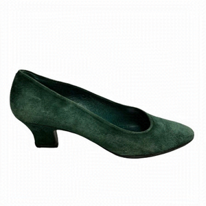 Browns Bravo Browns Suede Slip On Shoes Heels Pumps Green